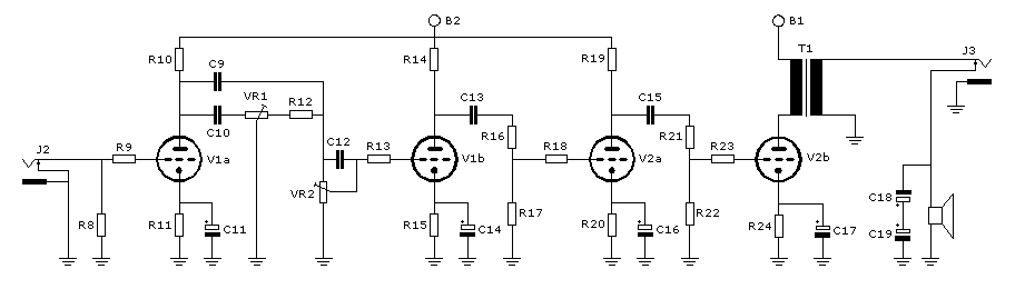 Guitar Amp Diy Schematic - Circuit and Schematics Diagram